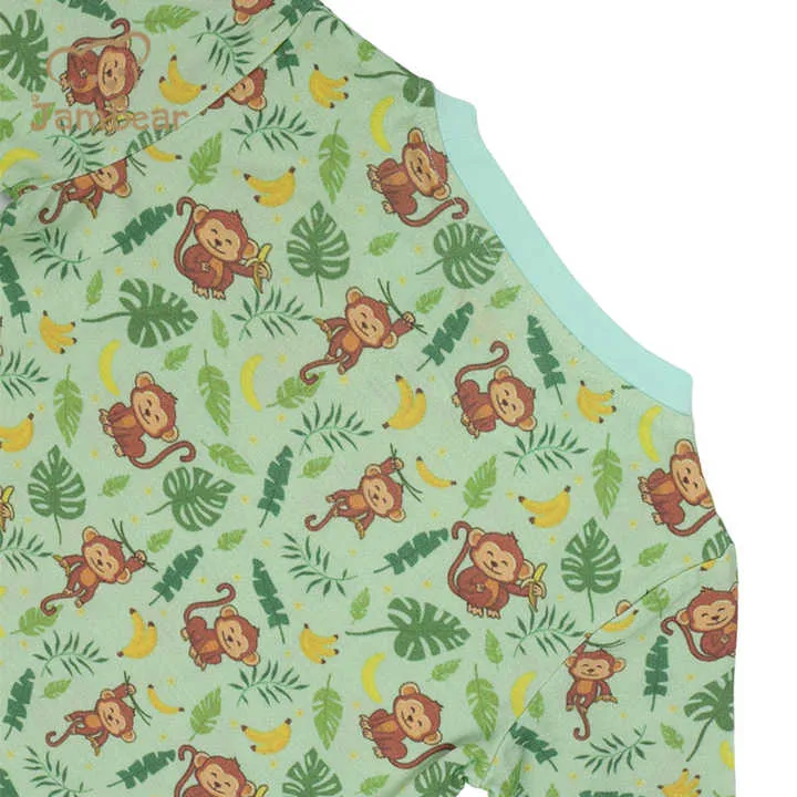 بيجامات أطفال من الخيزران العضوي  Organic Bamboo Printed Kids Pajamas