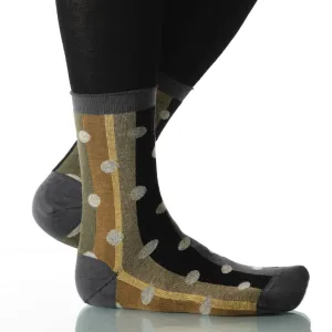 Acorn Polka Stripe - Ankle Height
