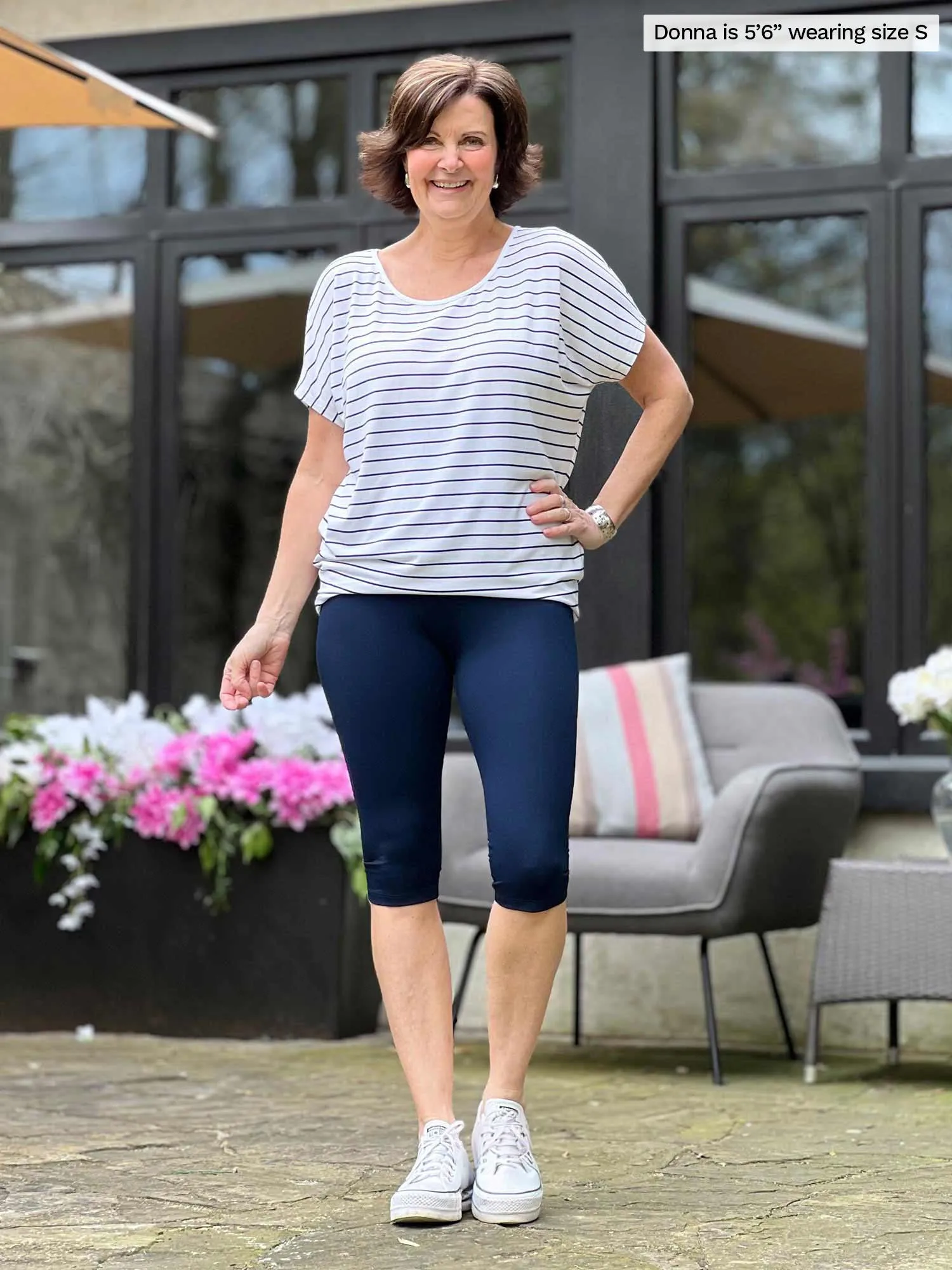 Adisa reversible neckline slouchy dolman top - FINAL SALE