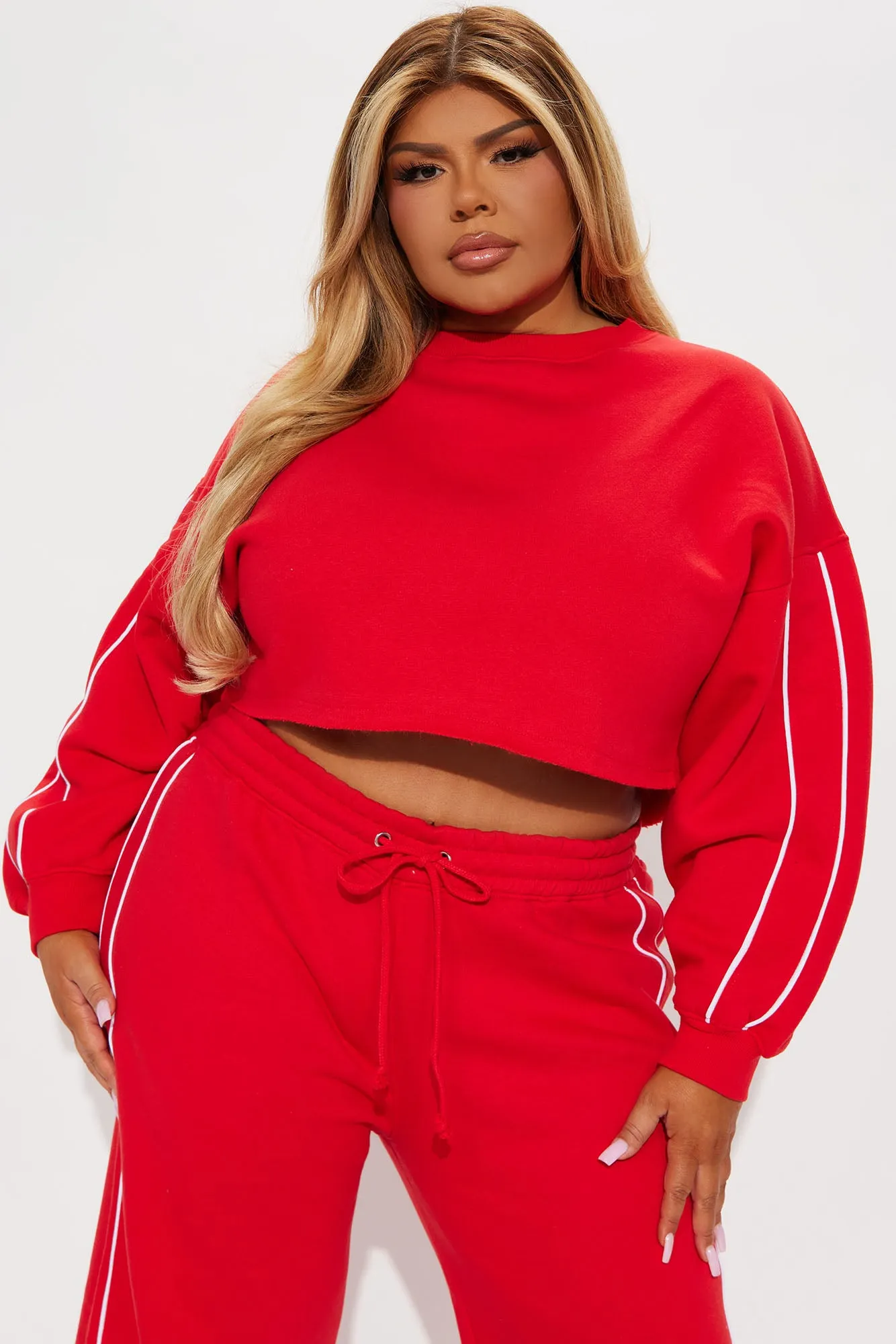Almost The Weekend Lounge Top - Red
