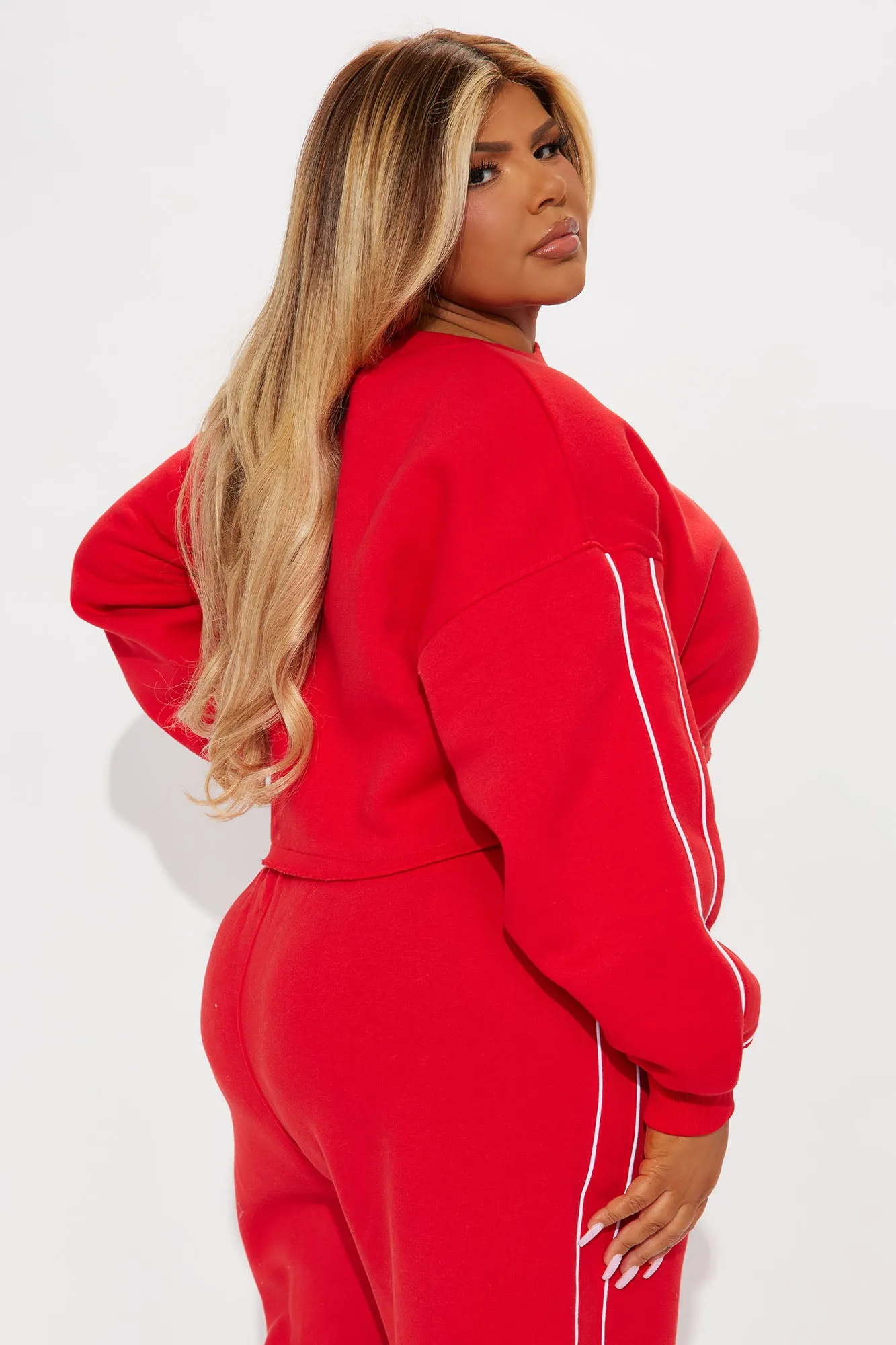 Almost The Weekend Lounge Top - Red