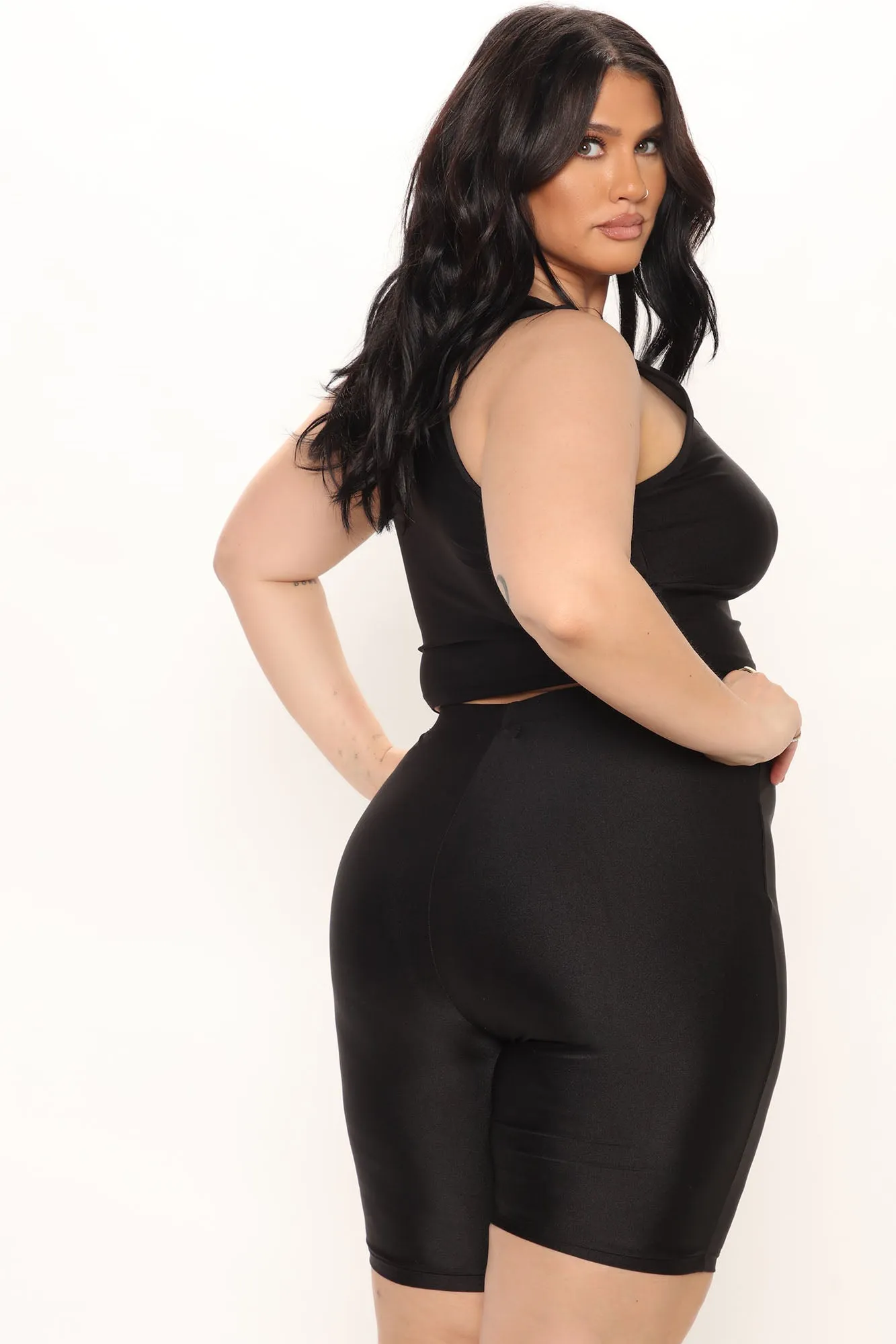 Always Acting Short Set - Black