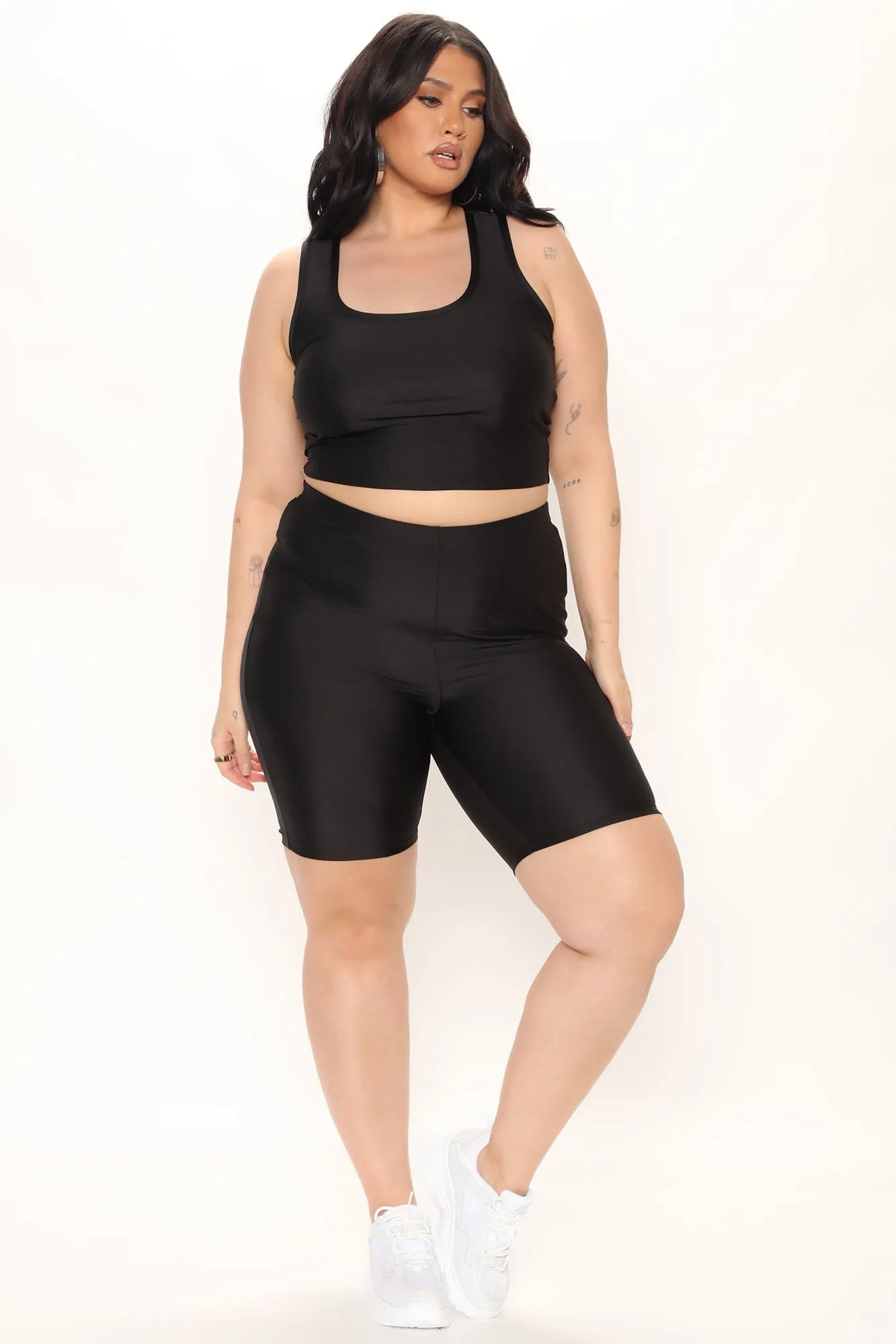 Always Acting Short Set - Black