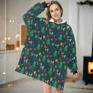 And So This Is Christmas - Hooded Blanket