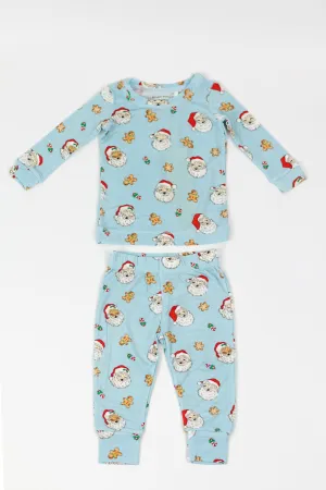 Angel Dear L/S Loungewear Set | Vintage Santas Blue
