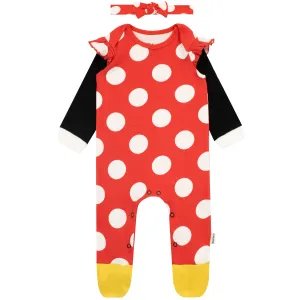 Baby Minnie Mouse Footies and Hat Set