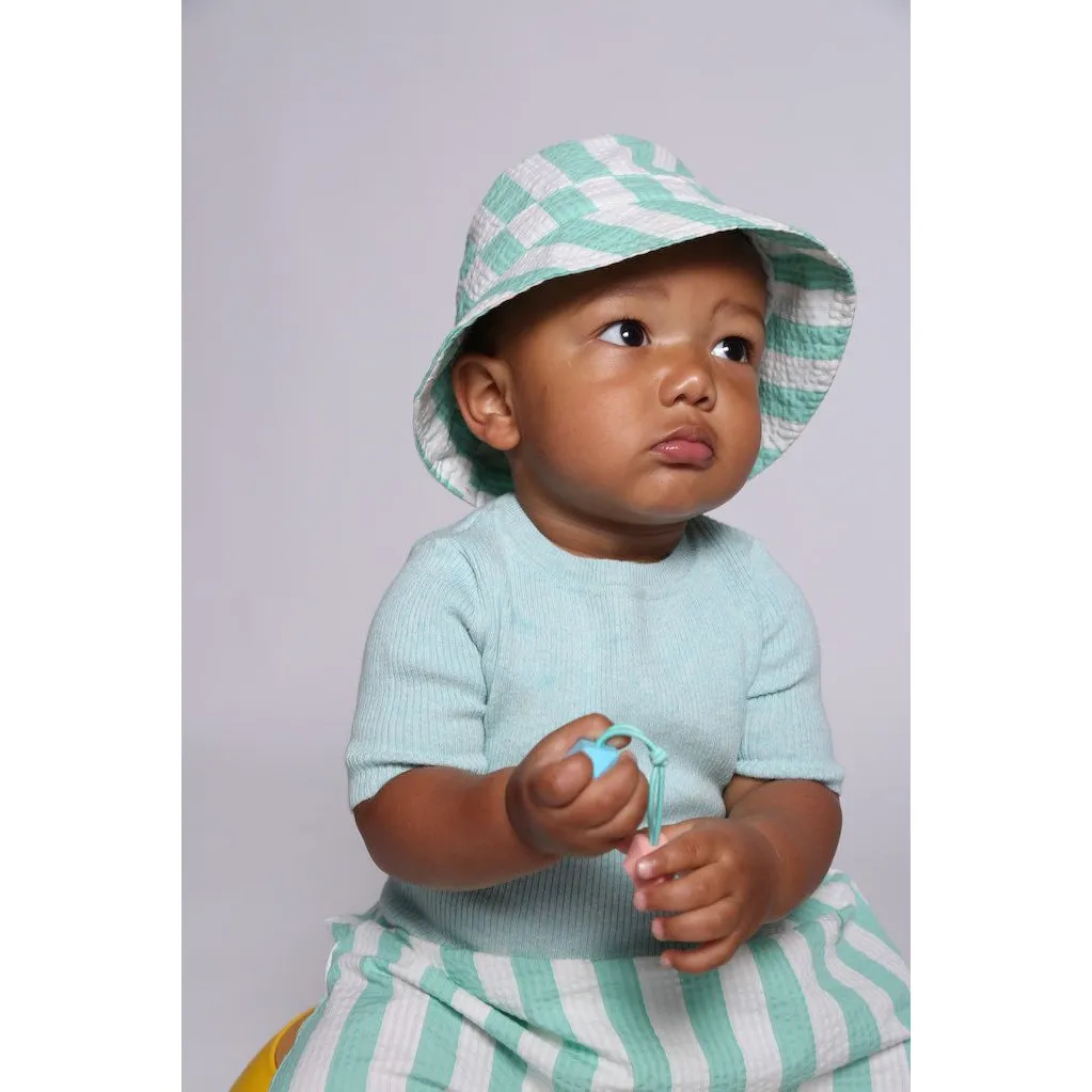 BABY SHORT SLEEVE RIBBED CREW NECK