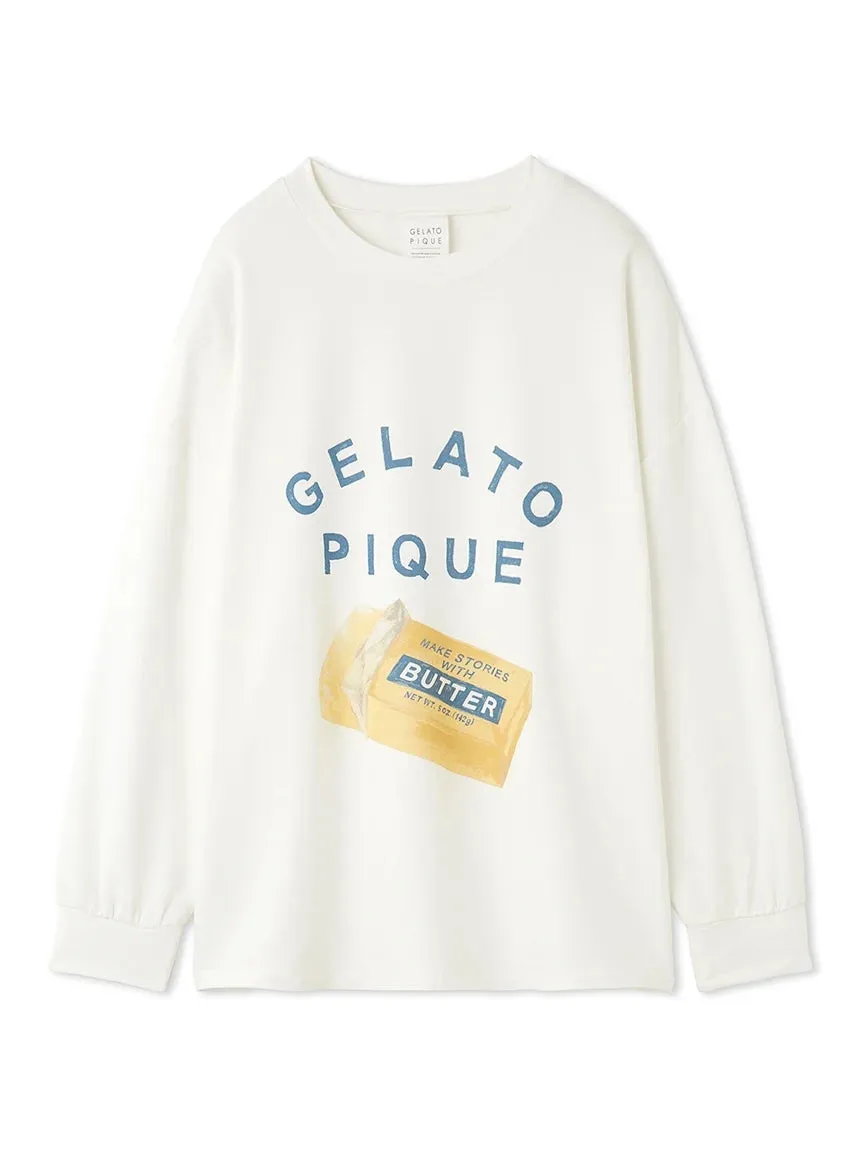BUTTER/PIE Long Sleeve Lounge Top