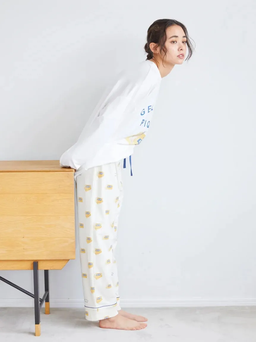 BUTTER/PIE Long Sleeve Lounge Top