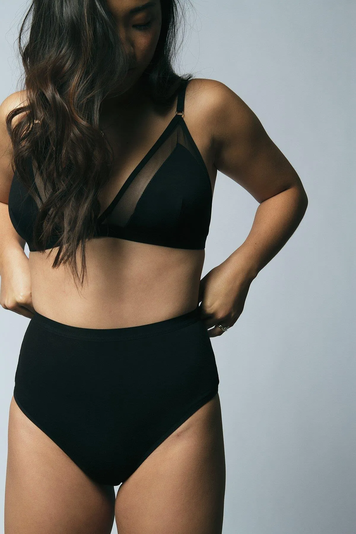 Contrast Bra (Black)
