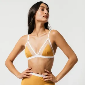 Contrast Bra (Mustard)