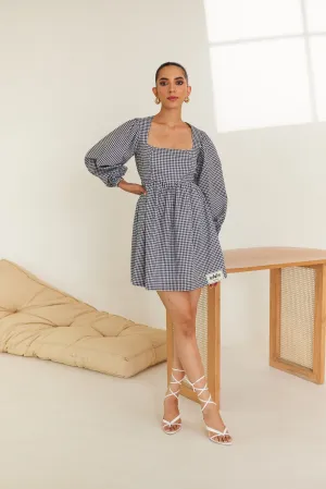 Cotton Gingham Summer Dress