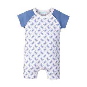 Crab Crawl Pima Cotton Sailor Romper