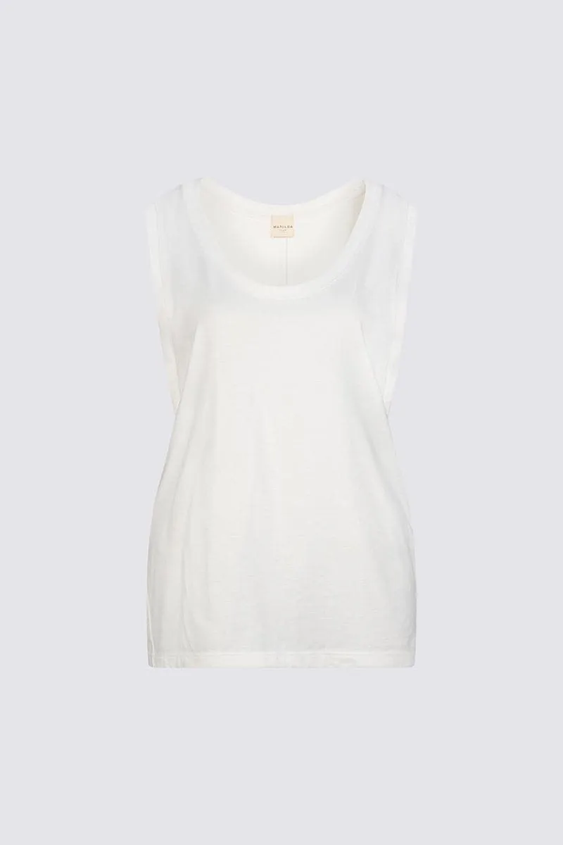 Elliot Tank Natural White