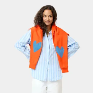 Ex-Boyfriend Patchwork Sweatshirt (Aperol Orange)
