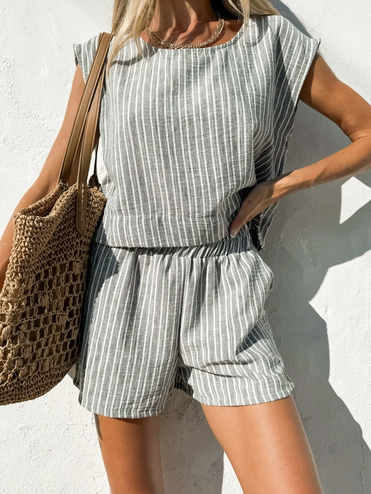 Frieda Stripe Boxy Top
