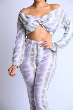 FUZZY PANT SET