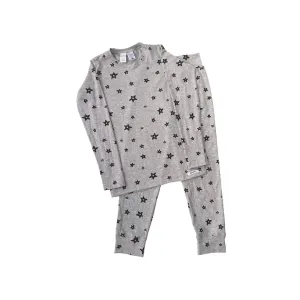 G.Nancy Stars Long Sleeve PJs - Grey Marle