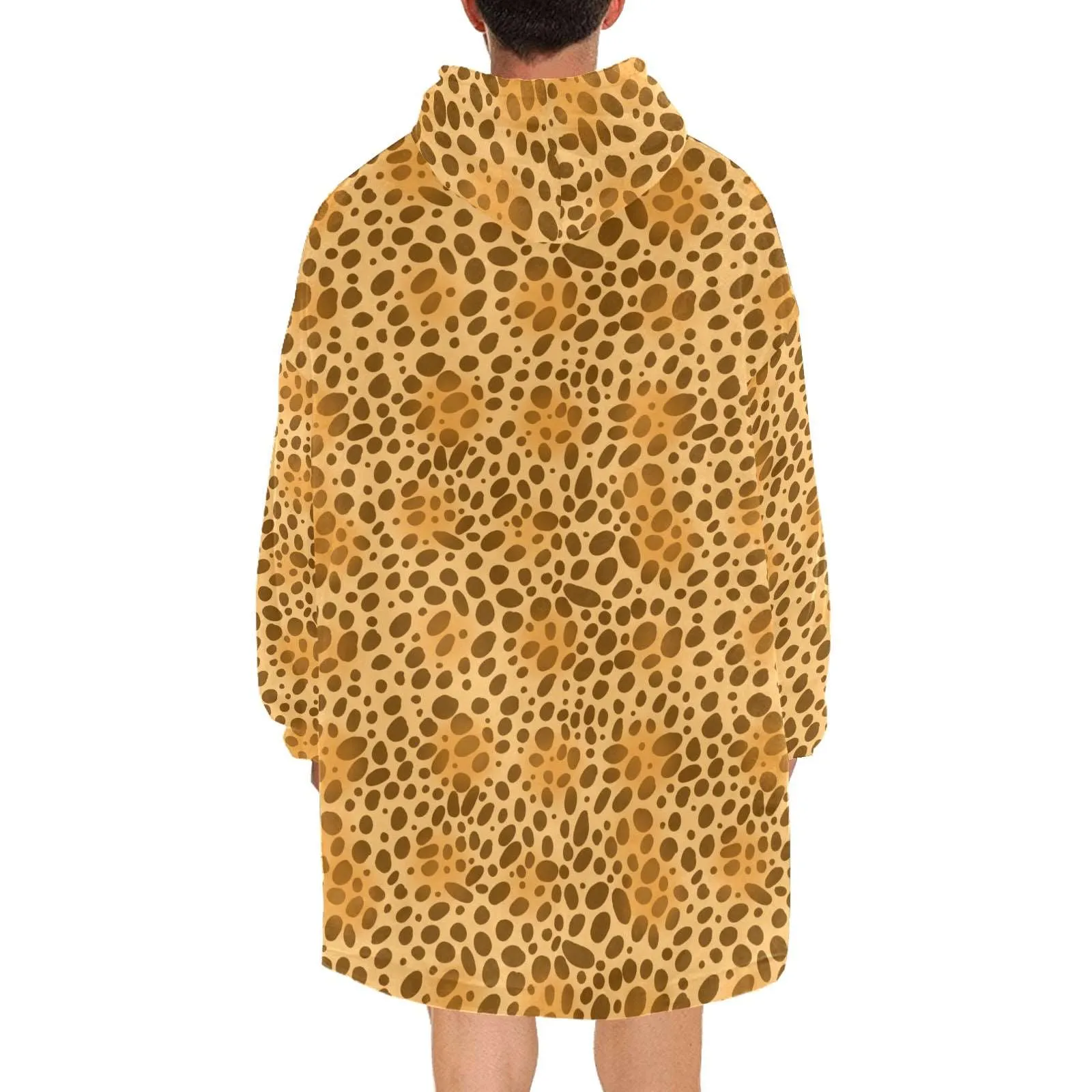 Growing Wild - Leopard Print - Hooded Blanket