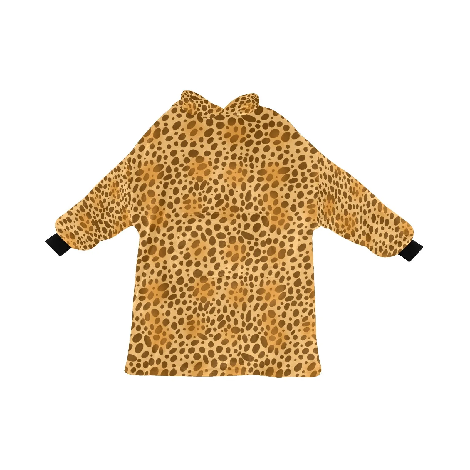 Growing Wild - Leopard Print - Hooded Blanket