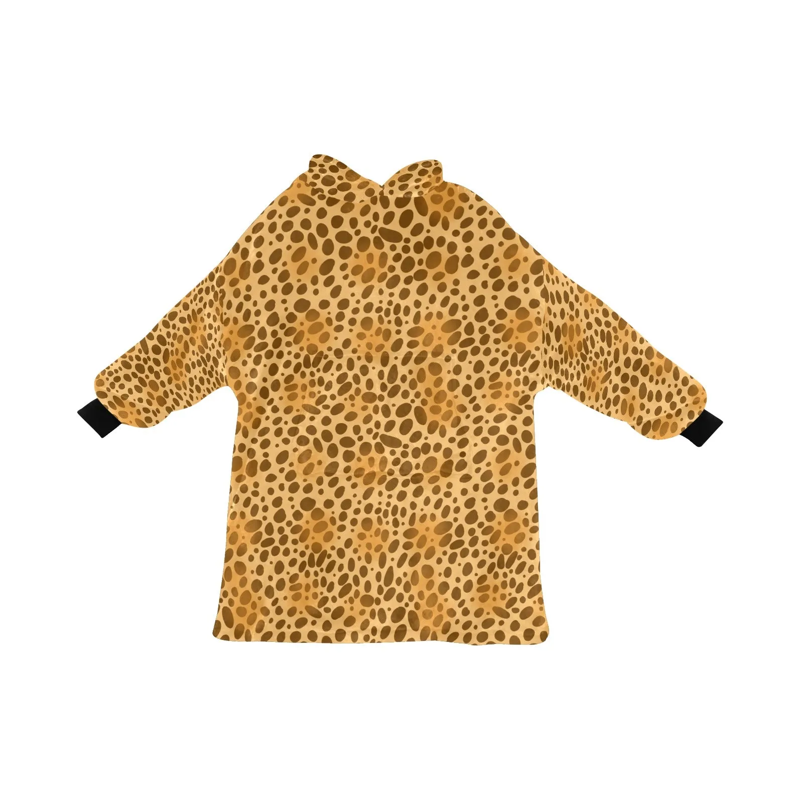 Growing Wild - Leopard Print - Hooded Blanket