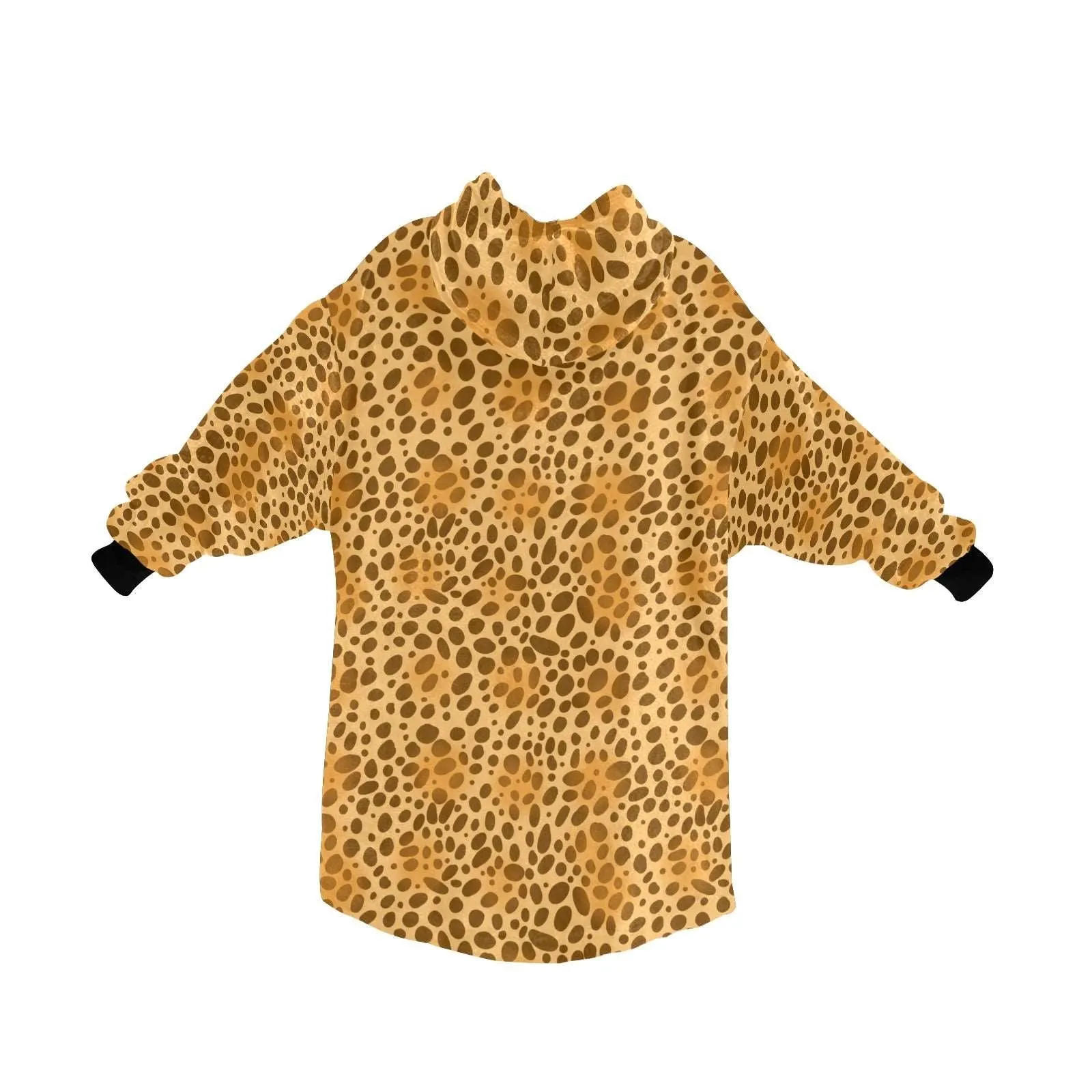 Growing Wild - Leopard Print - Hooded Blanket