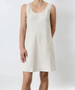 Hana Linen Dress - Natural