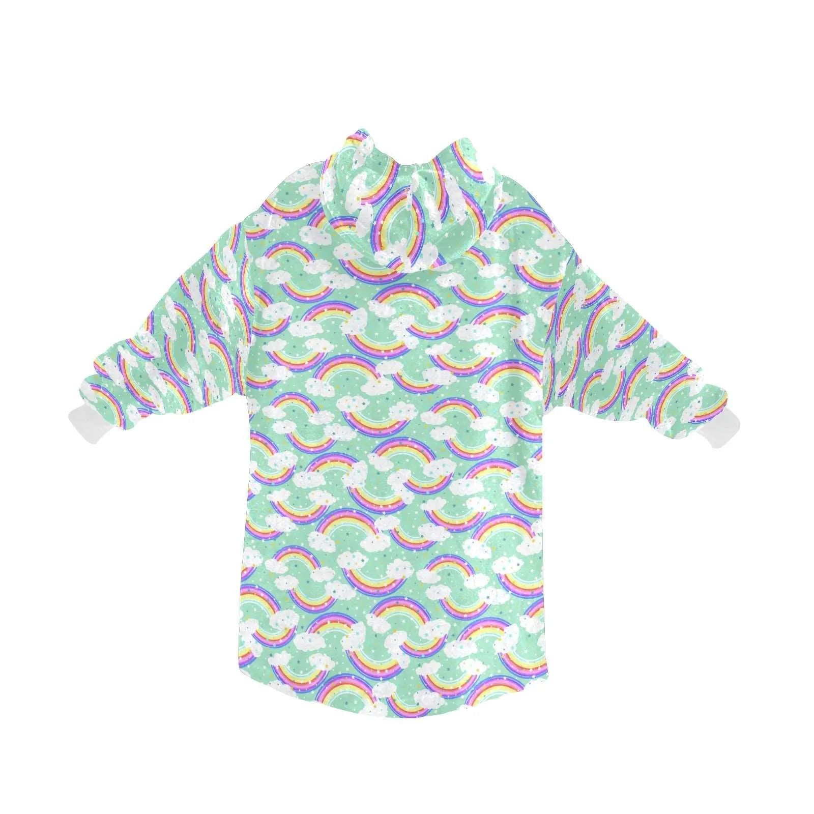 Happy Rainbow - Hooded Blanket