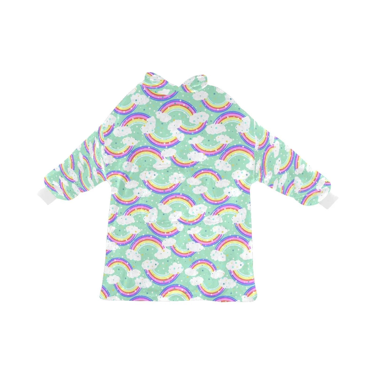 Happy Rainbow - Hooded Blanket