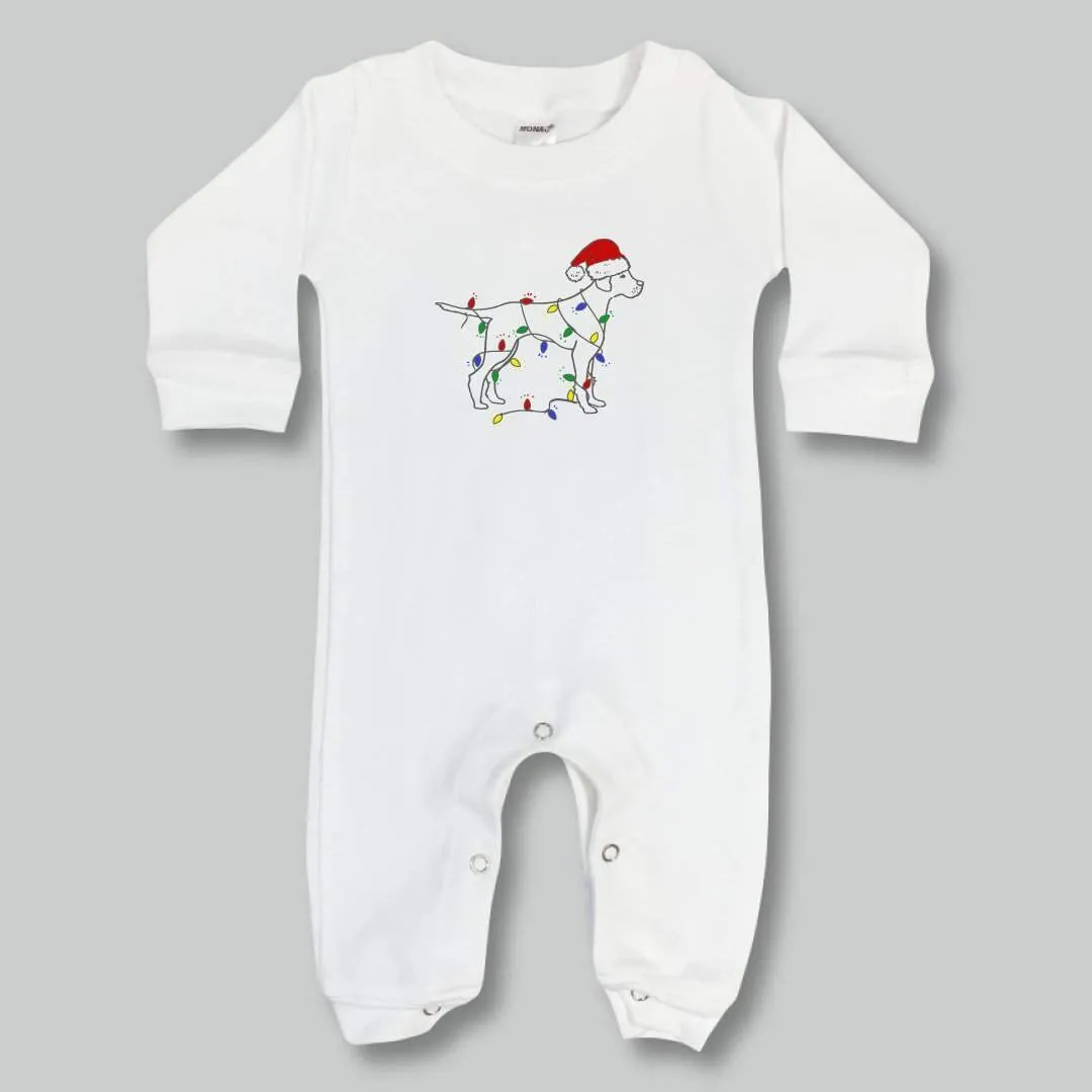 Jingle Dog Long Sleeve Romper