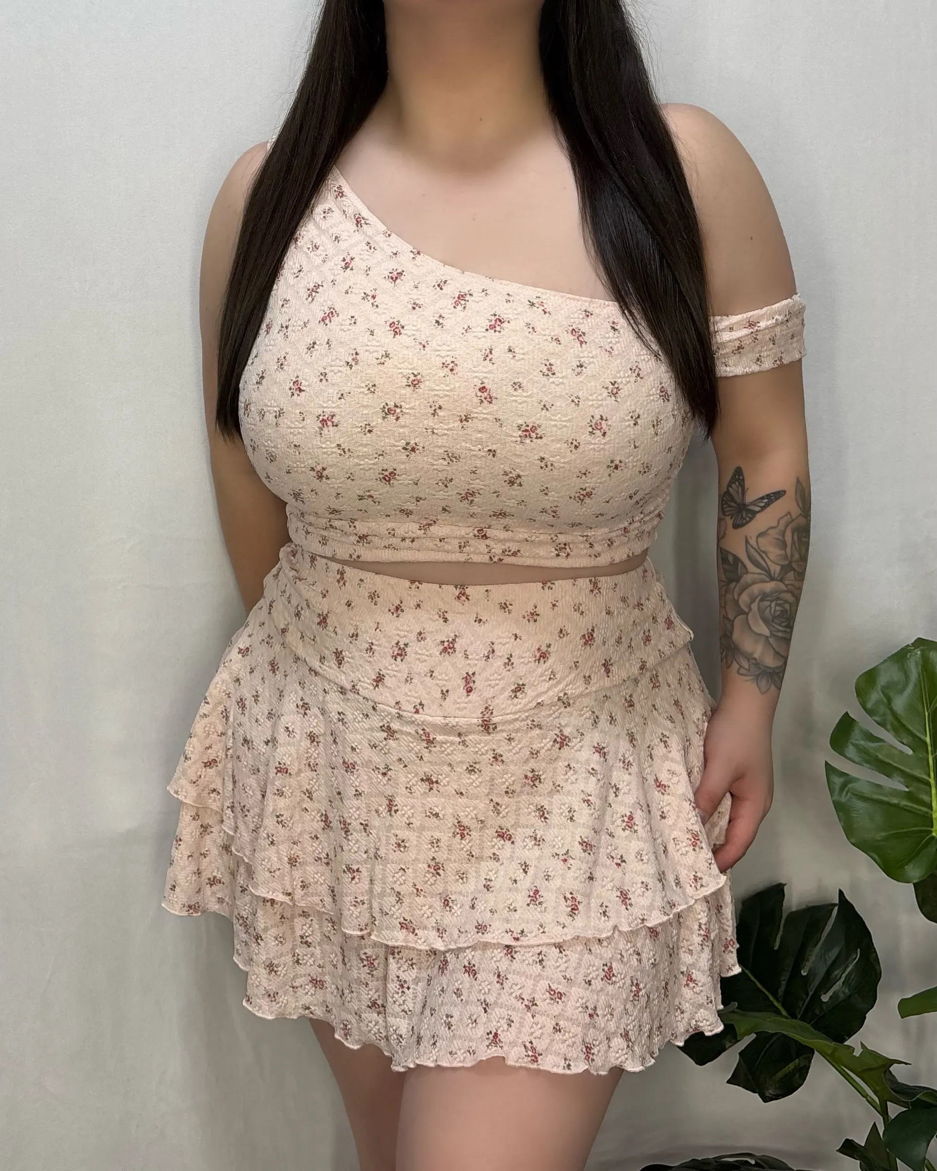 Karina Skirt Set (Pink)