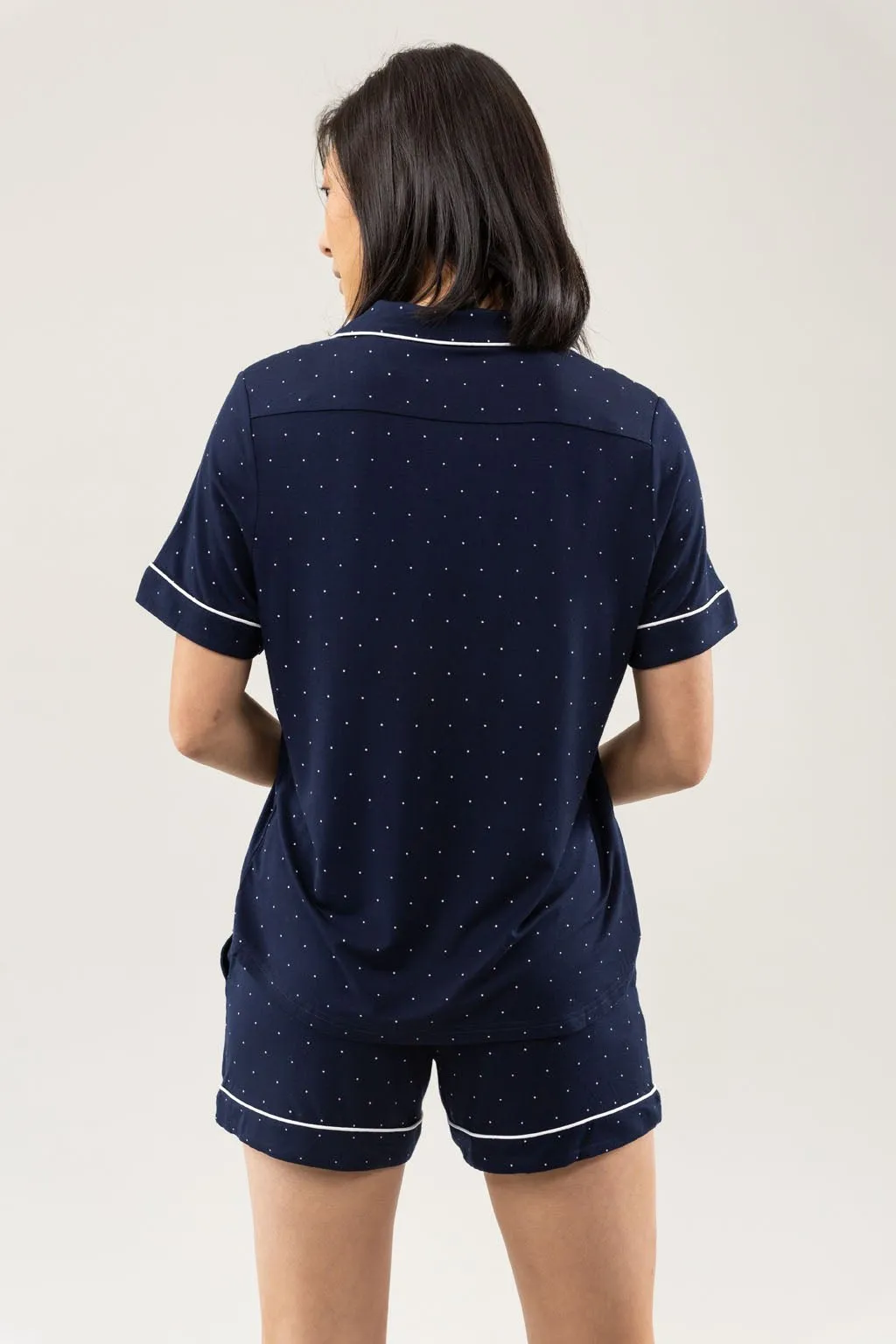 Last Chance Women's Bamboo Stretch-Knit Short Sleeve Pajama Set