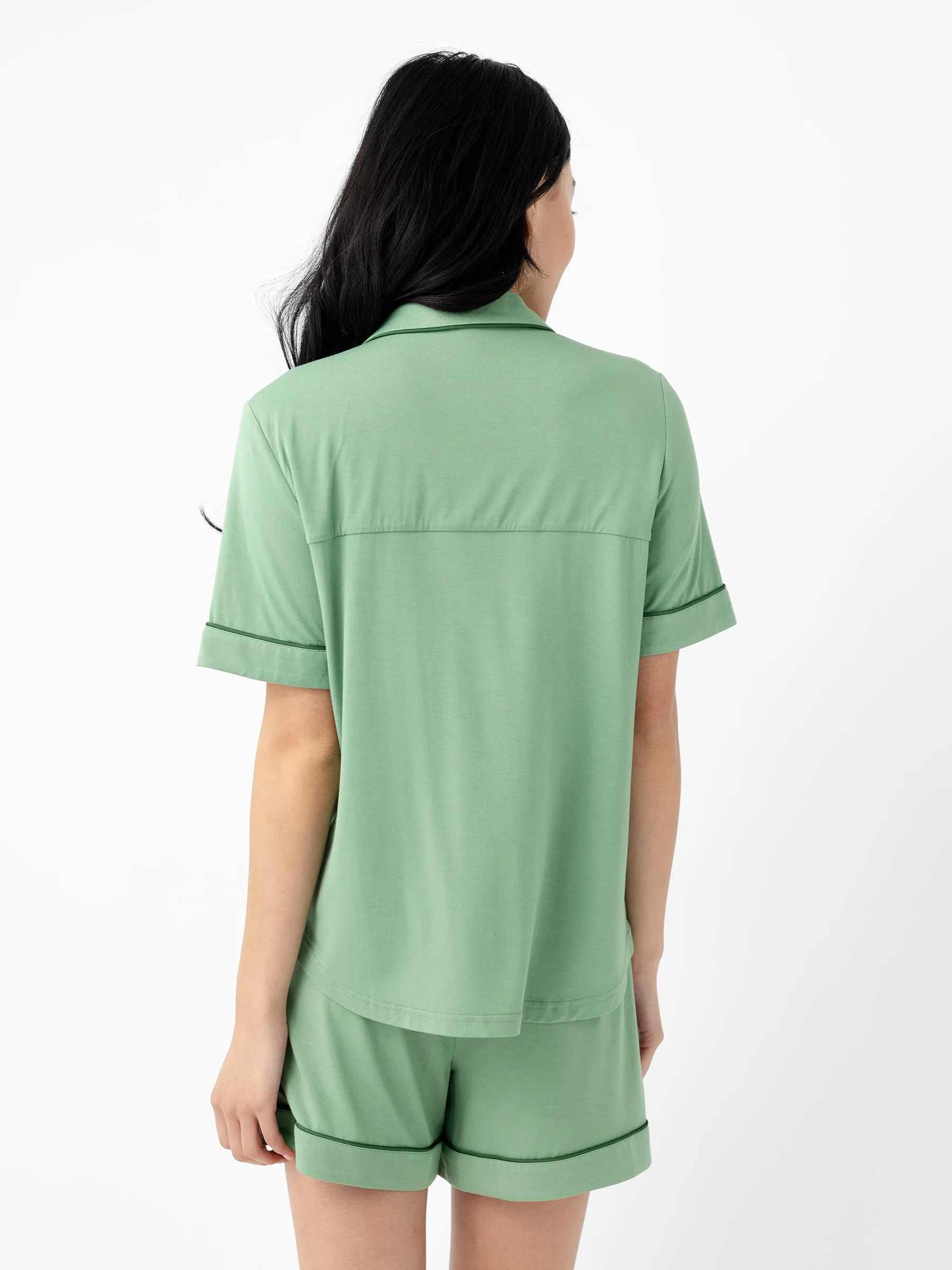 Last Chance Women's Bamboo Stretch-Knit Short Sleeve Pajama Set