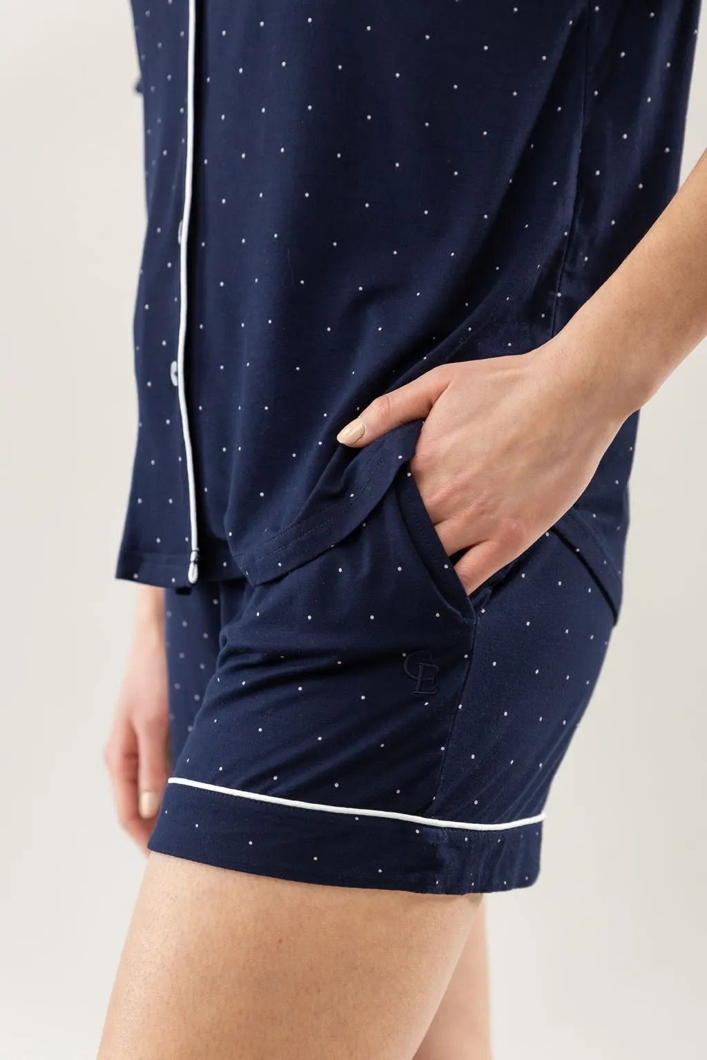 Last Chance Women's Bamboo Stretch-Knit Short Sleeve Pajama Set