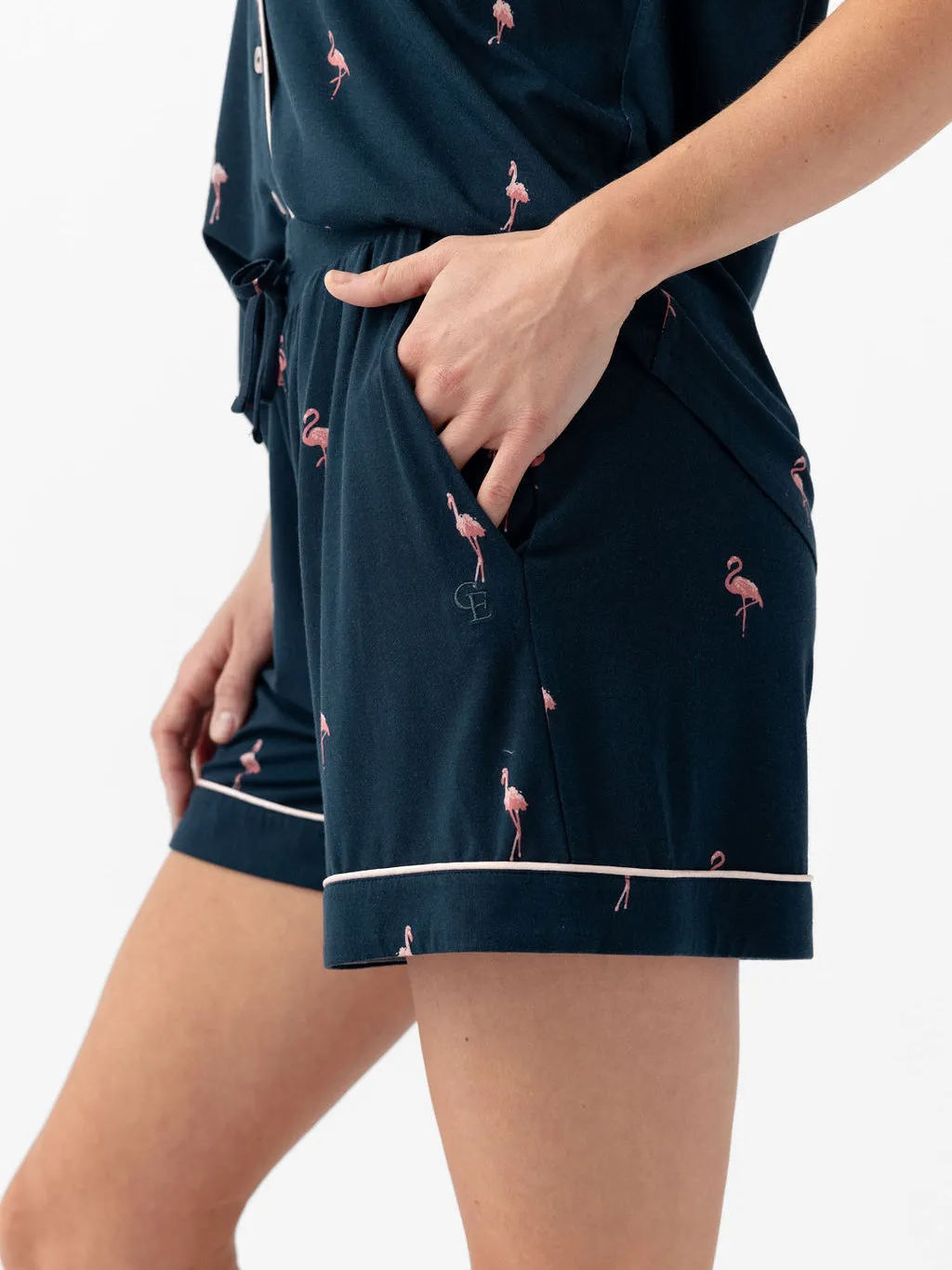 Last Chance Women's Bamboo Stretch-Knit Short Sleeve Pajama Set