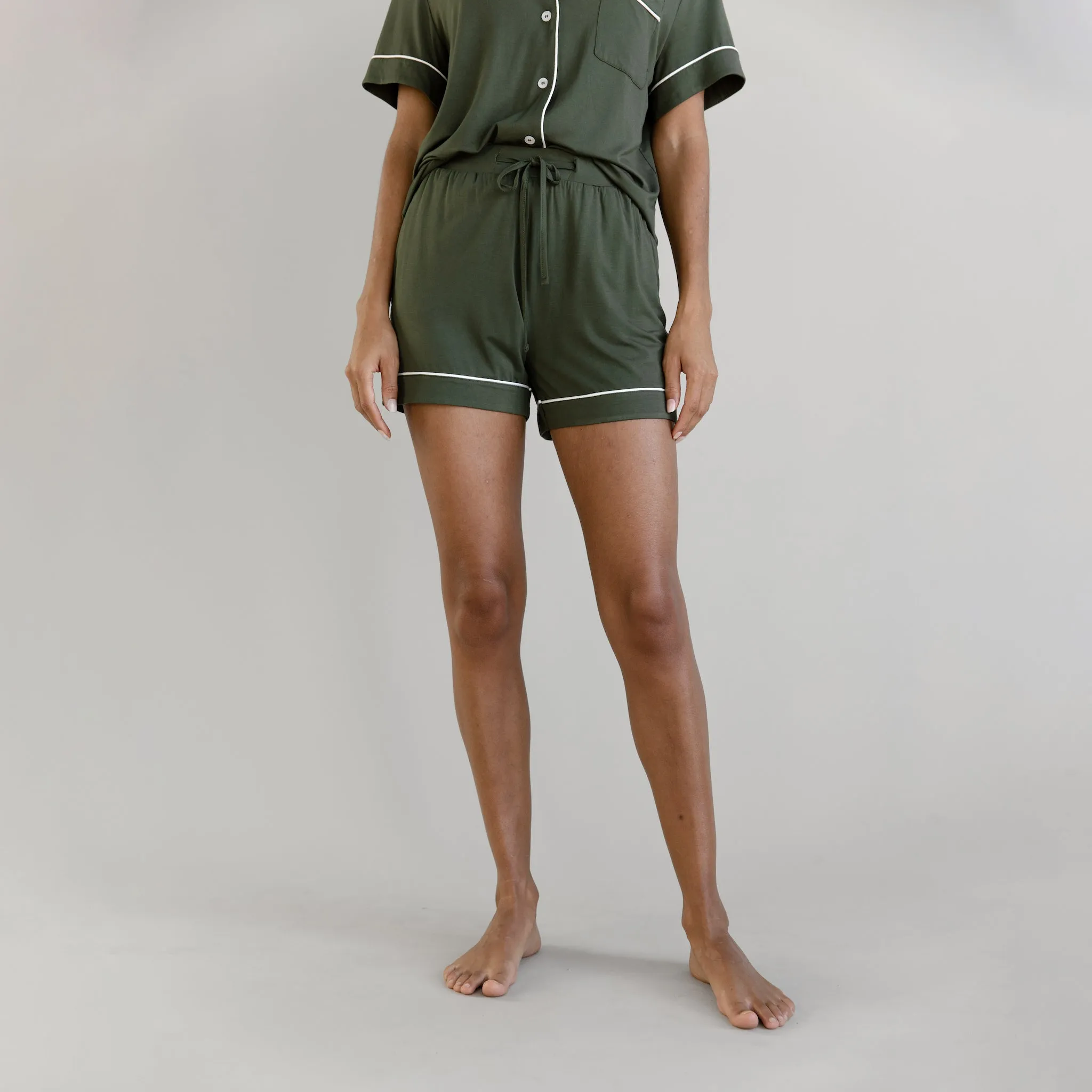 Last Chance Women's Bamboo Stretch-Knit Short Sleeve Pajama Set