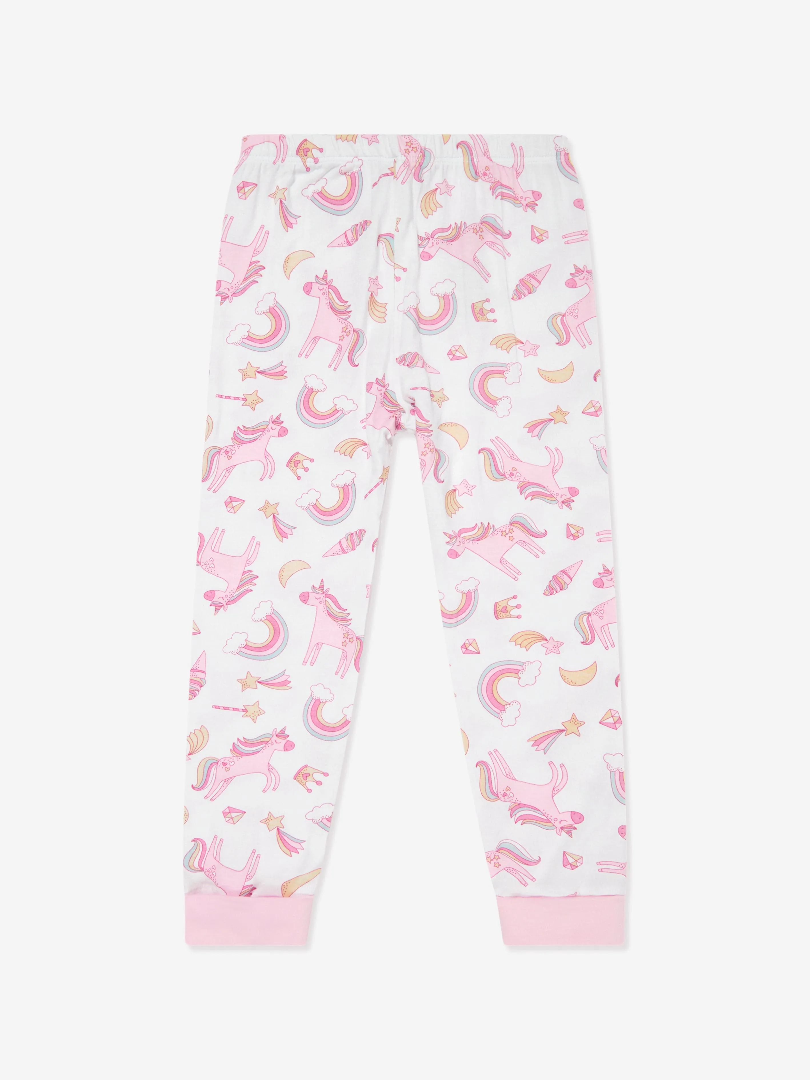 Magnolia Baby Girls Believe In Magic Printed Pyjamas in White