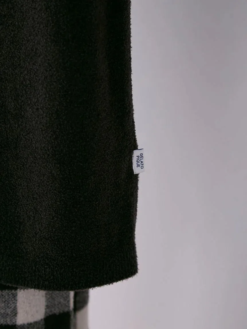 MEN'S Logo Pullover & Gingham Checked Shorts Loungewear Set