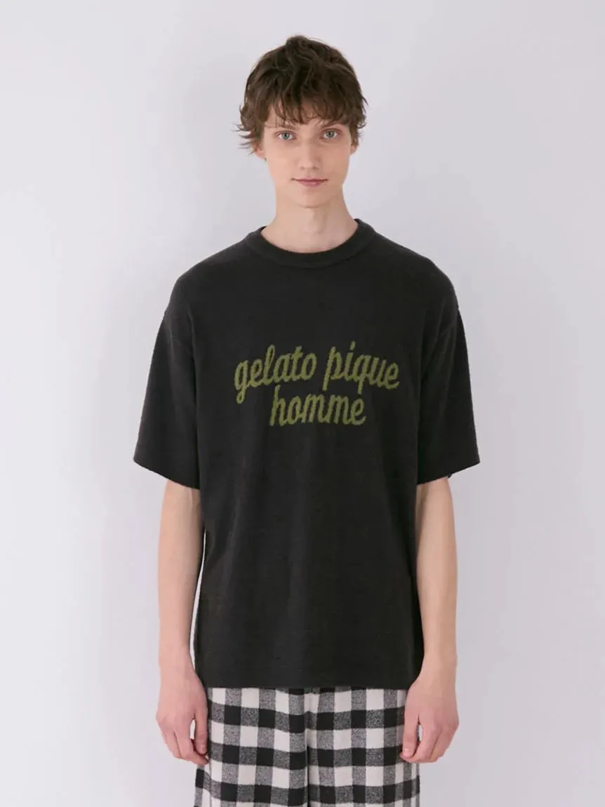 MEN'S Logo Pullover & Gingham Checked Shorts Loungewear Set