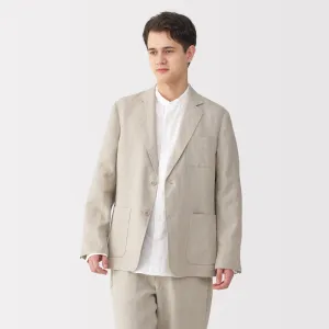 Men's Washed Linen Jacket