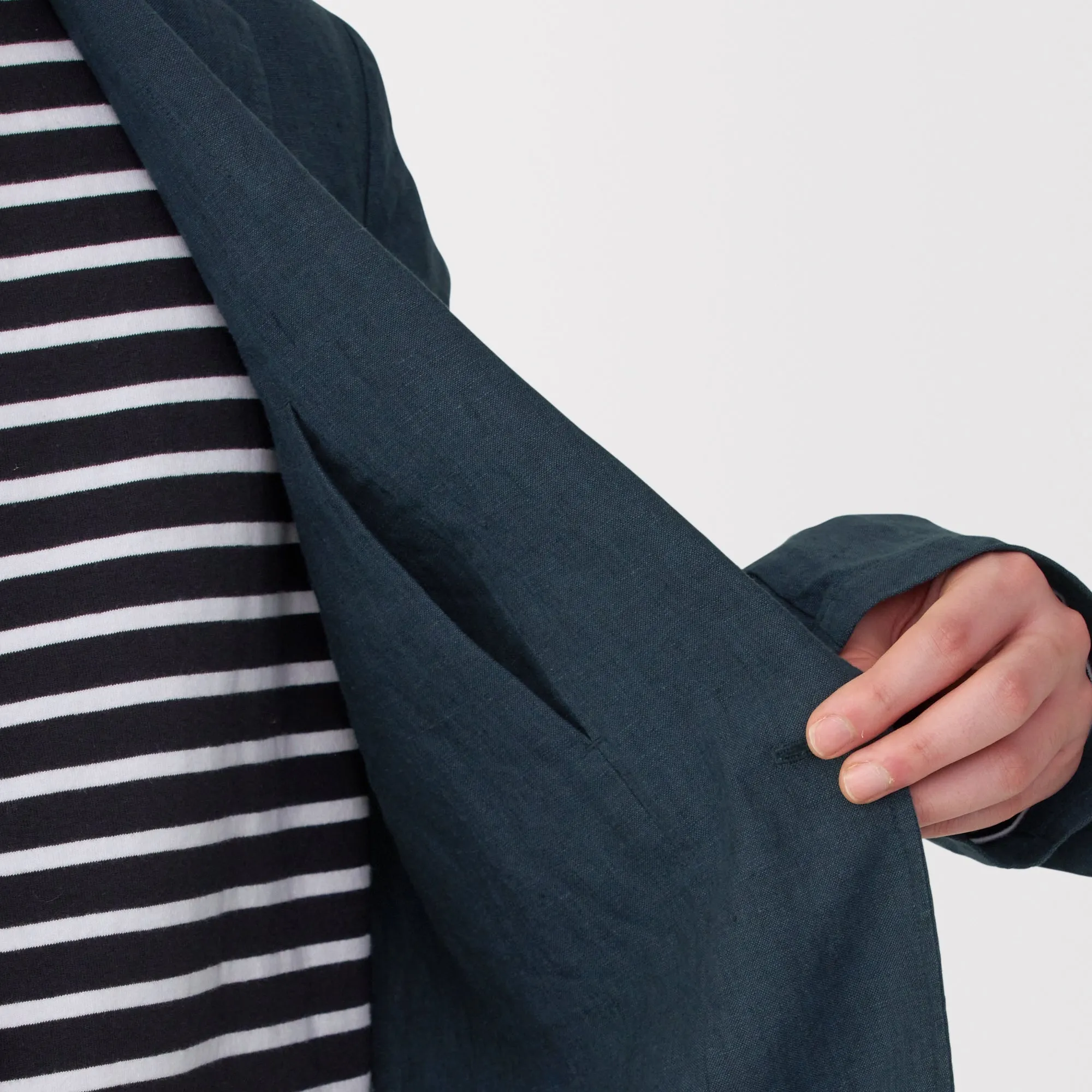 Men's Washed Linen Jacket