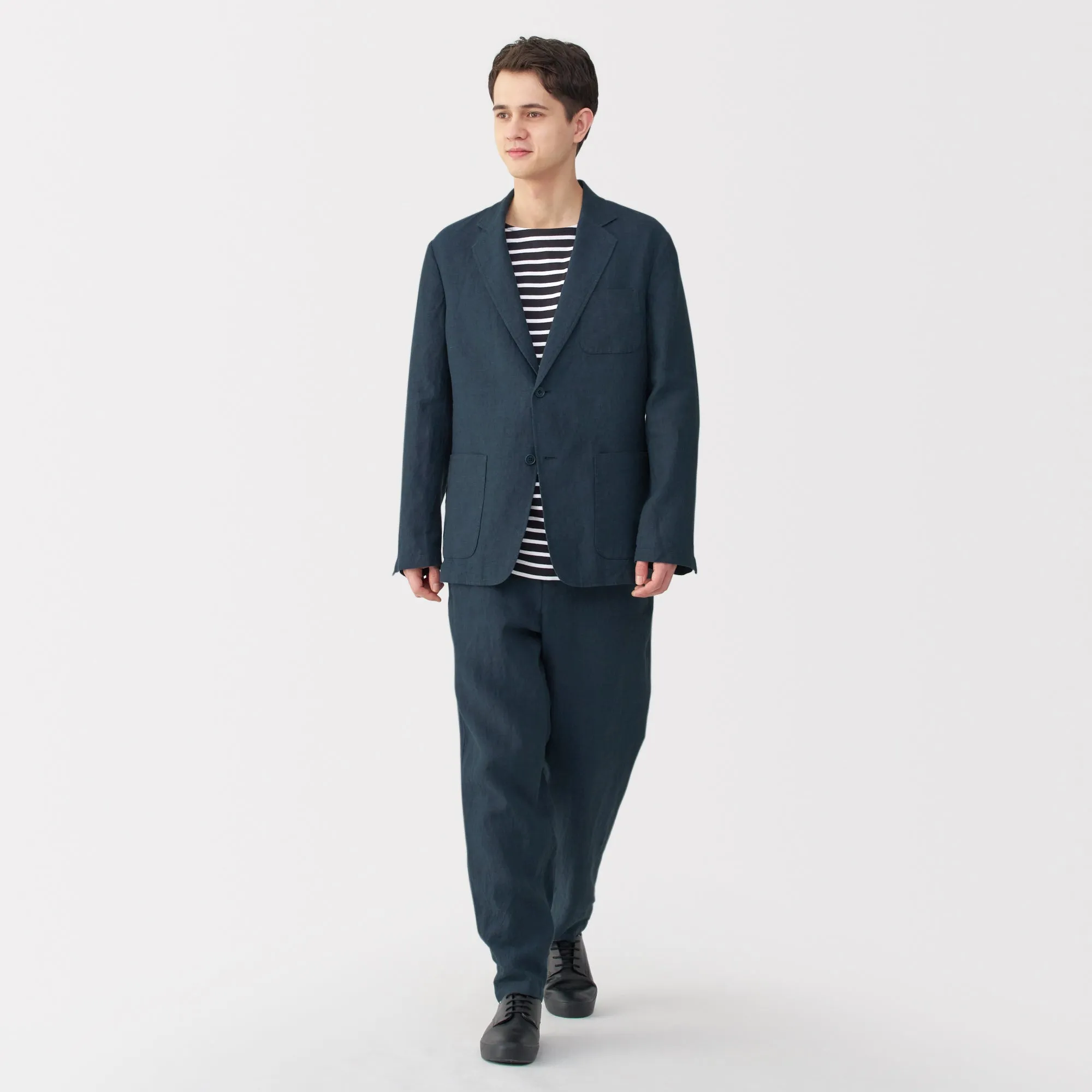 Men's Washed Linen Jacket