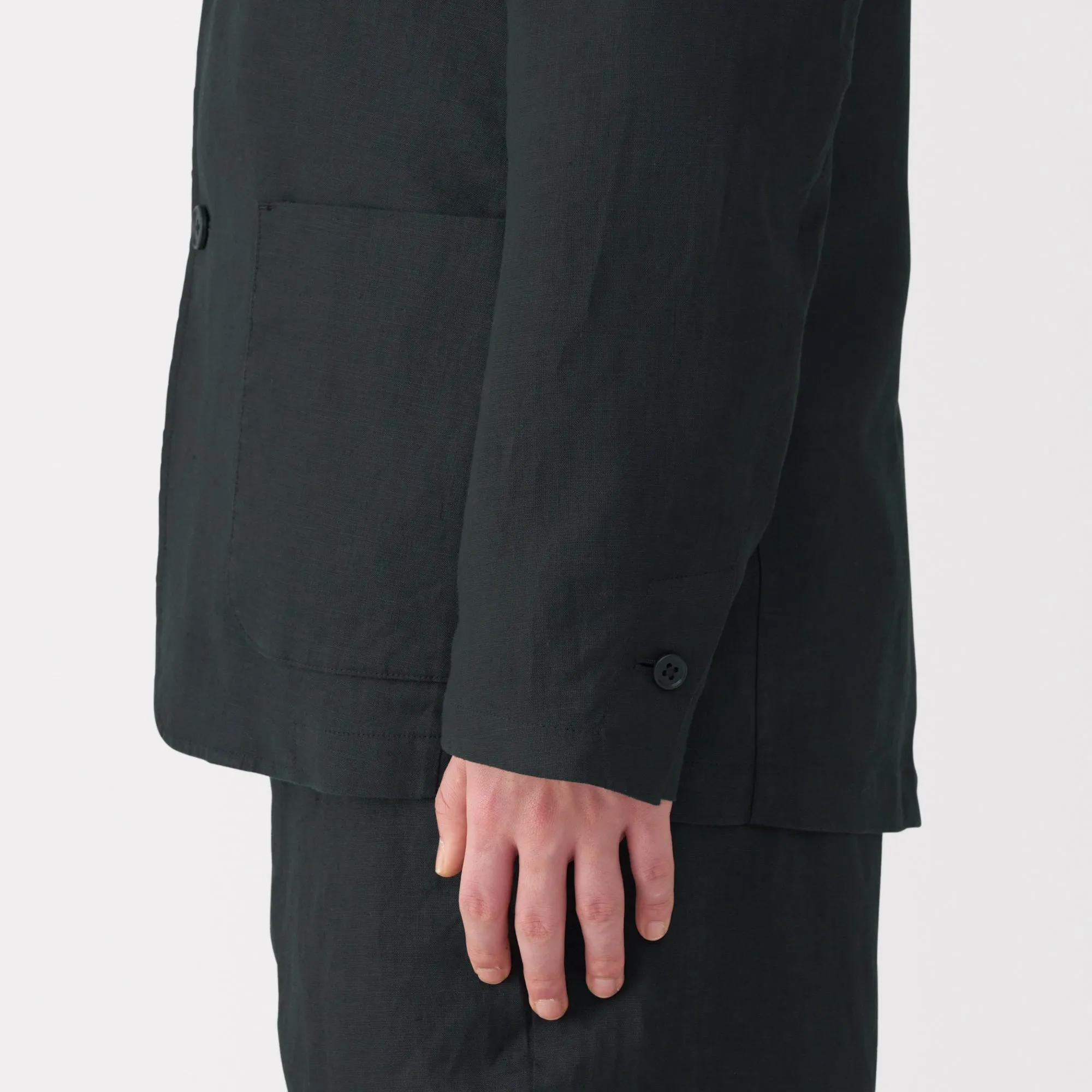 Men's Washed Linen Jacket