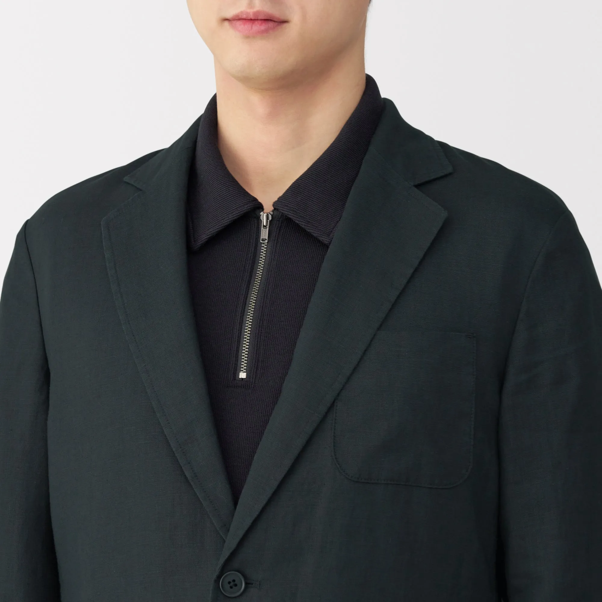 Men's Washed Linen Jacket