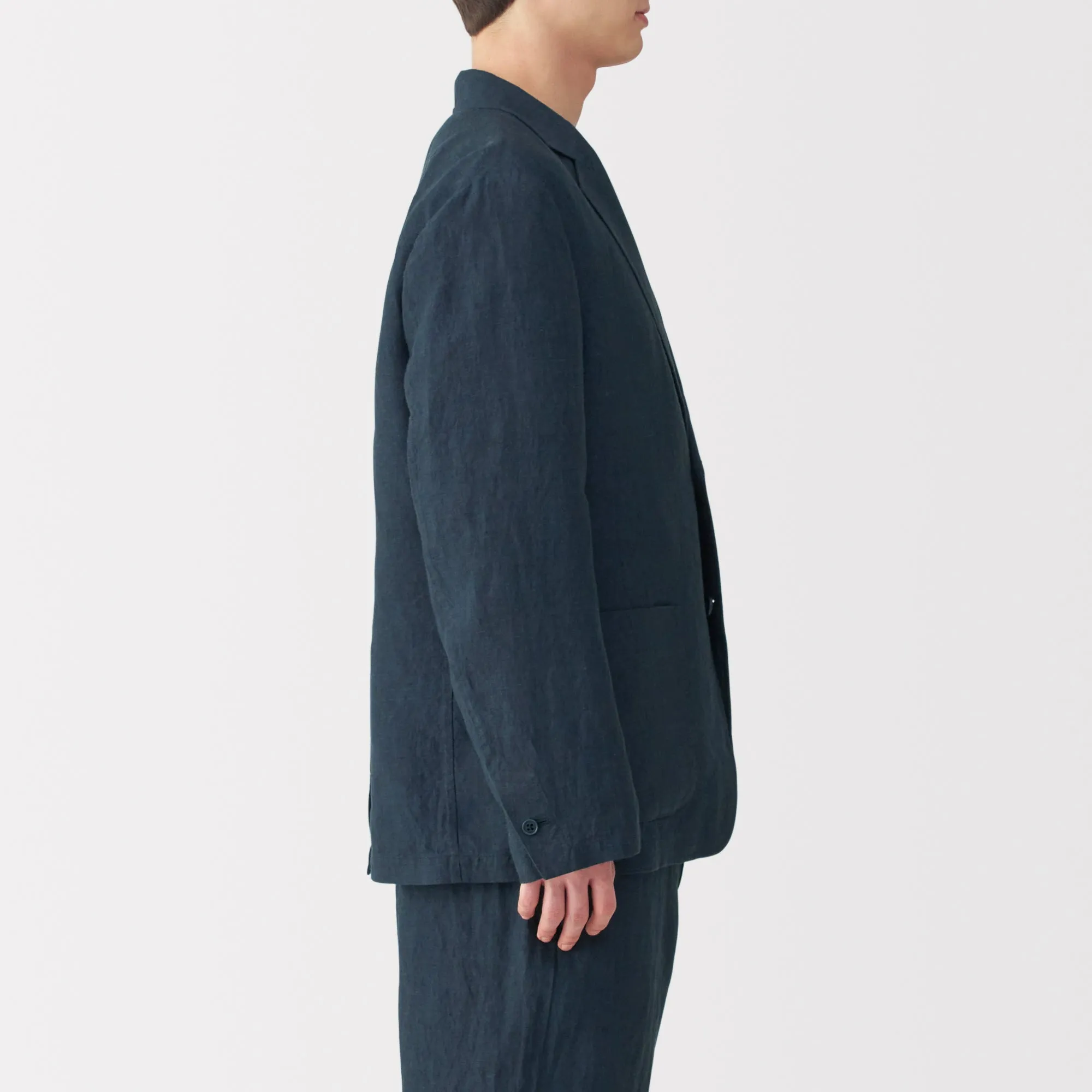Men's Washed Linen Jacket