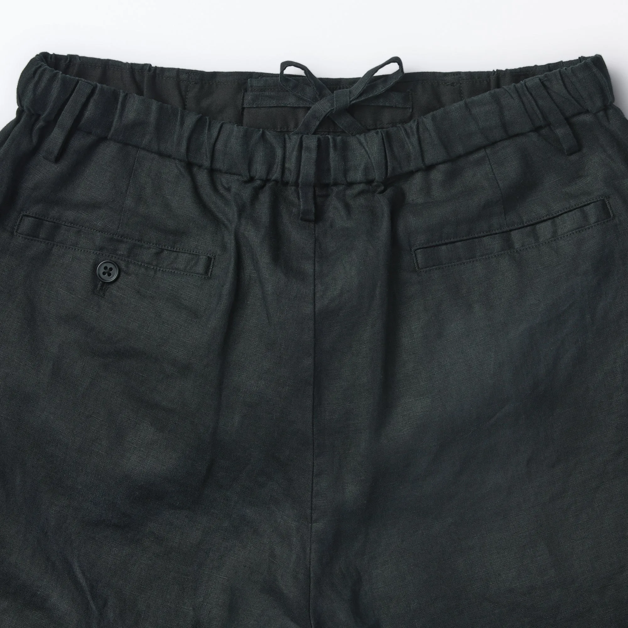 Men's Washed Linen Tapered Pants