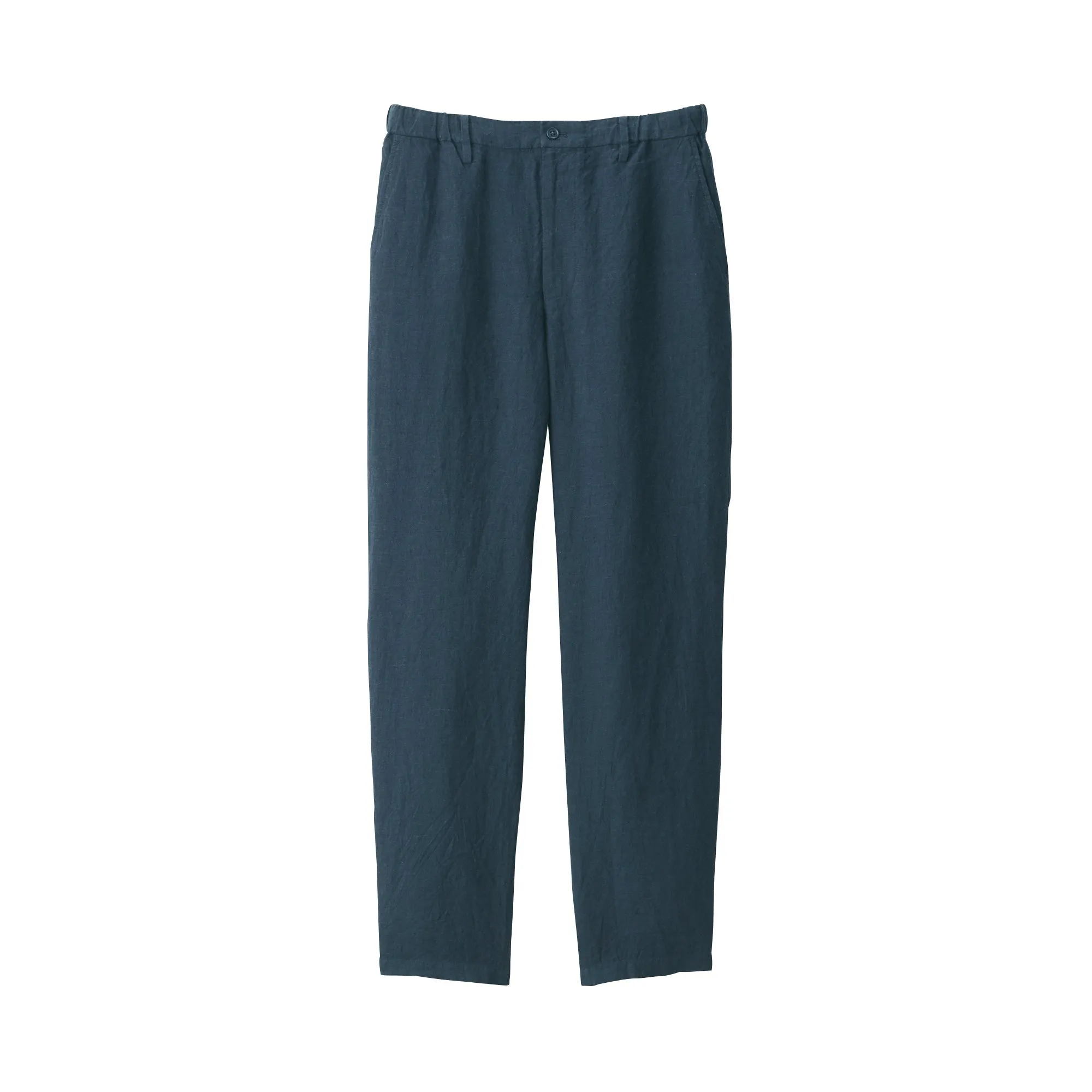 Men's Washed Linen Tapered Pants