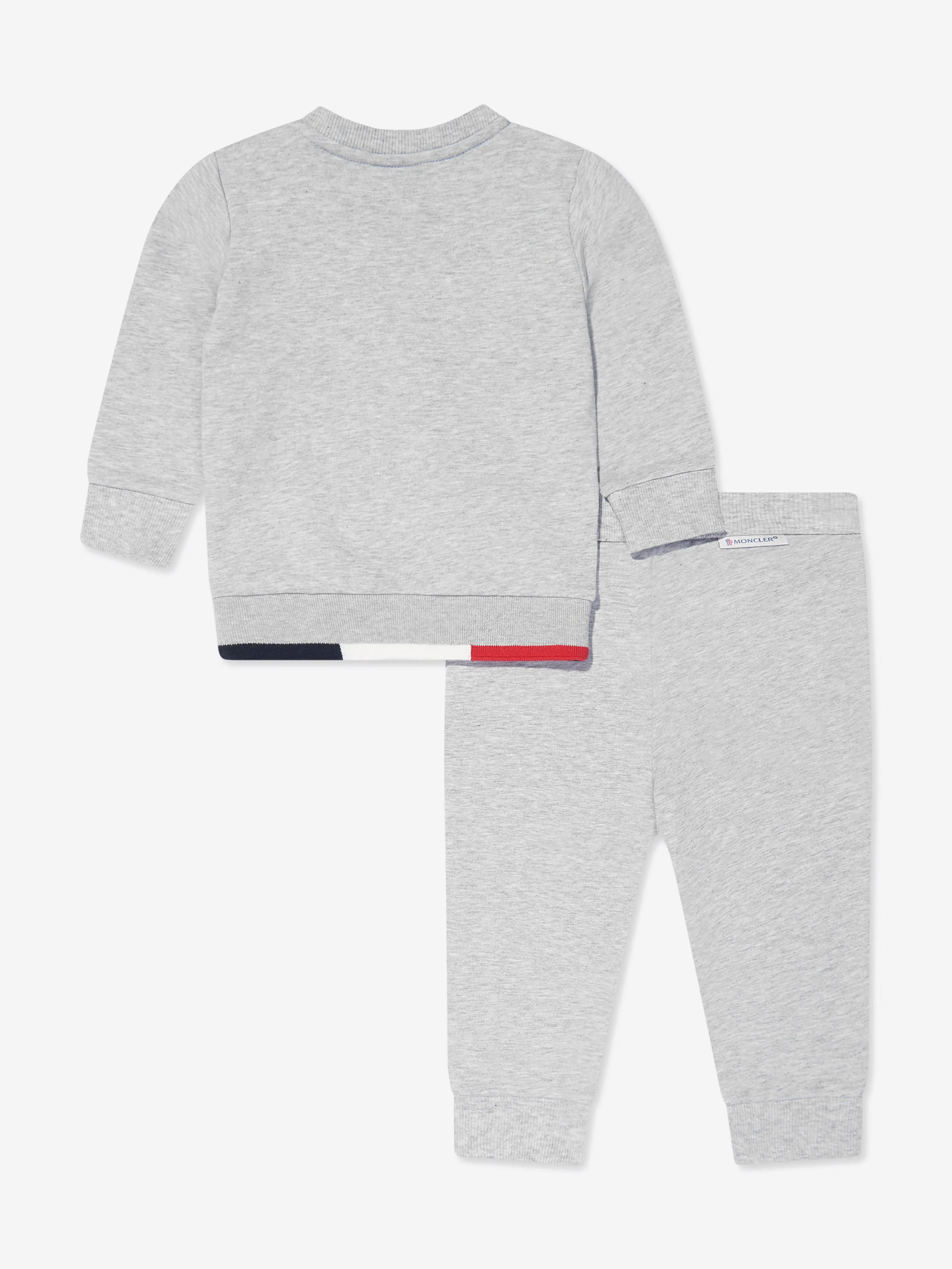 Moncler Enfant Baby Boys Logo Tracksuit in Grey