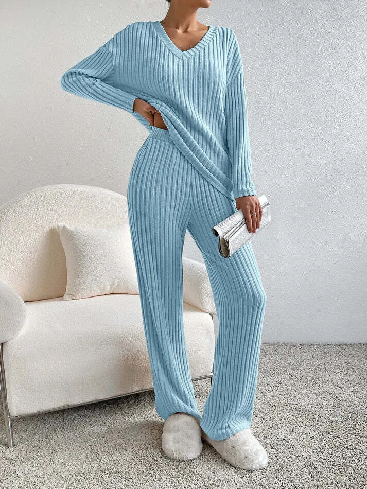 Nadine  - Pleated Two-Piece Lounge Set