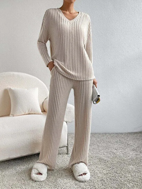 Nadine  - Pleated Two-Piece Lounge Set